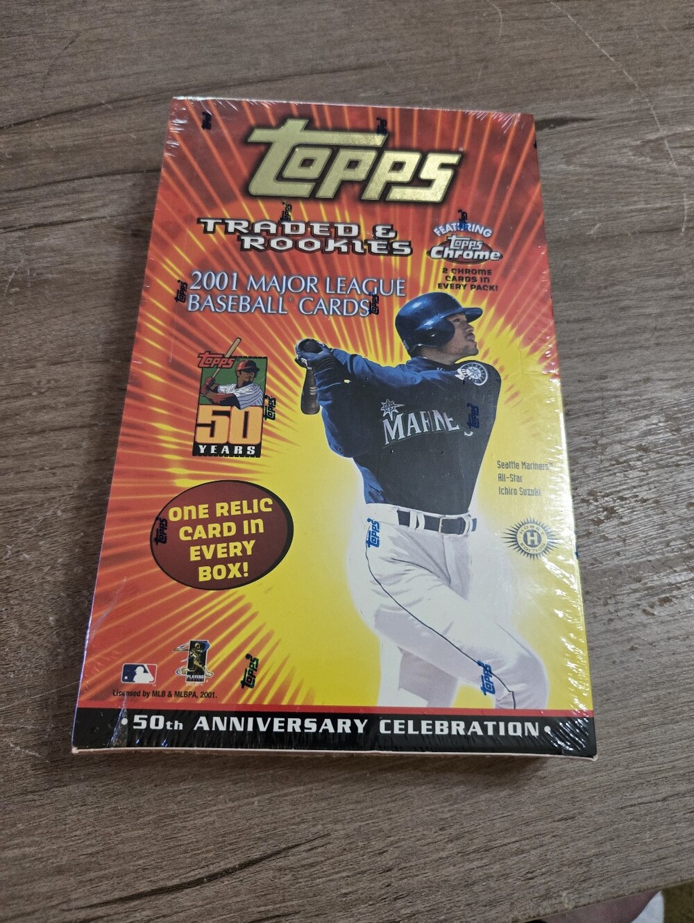 2001 Topps Traded & Rookies Factory Baseball Cards Sealed